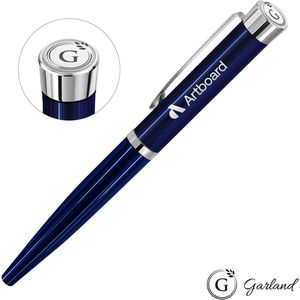 Garland® Executive Color Chrome Rollerball Pen - Navy AIM-2302220
