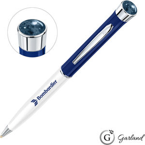 Garland® Patriot Aura Chrome Ballpoint Twist Pen - Blue AIM-2302227