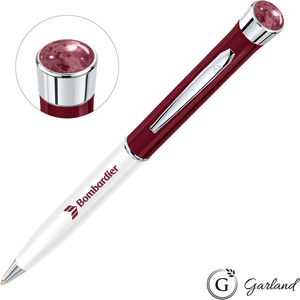 Garland® Patriot Aura Chrome Ballpoint Twist Pen - Burgundy AIM-2302227