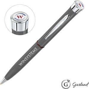 Garland® Recycled Custom Chrome Ballpoint Twist Pen - Red AIM-2302720